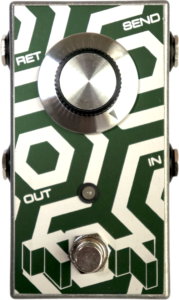 True Bypass pedal with volume control top view