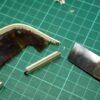 cutting a mitre joint on the binding