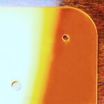 Amber Orange Scratchplate Material