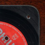 Guitar Scratchplate Made from Vinyl record
