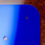 Dark Blue Mirror Scratchplate Material