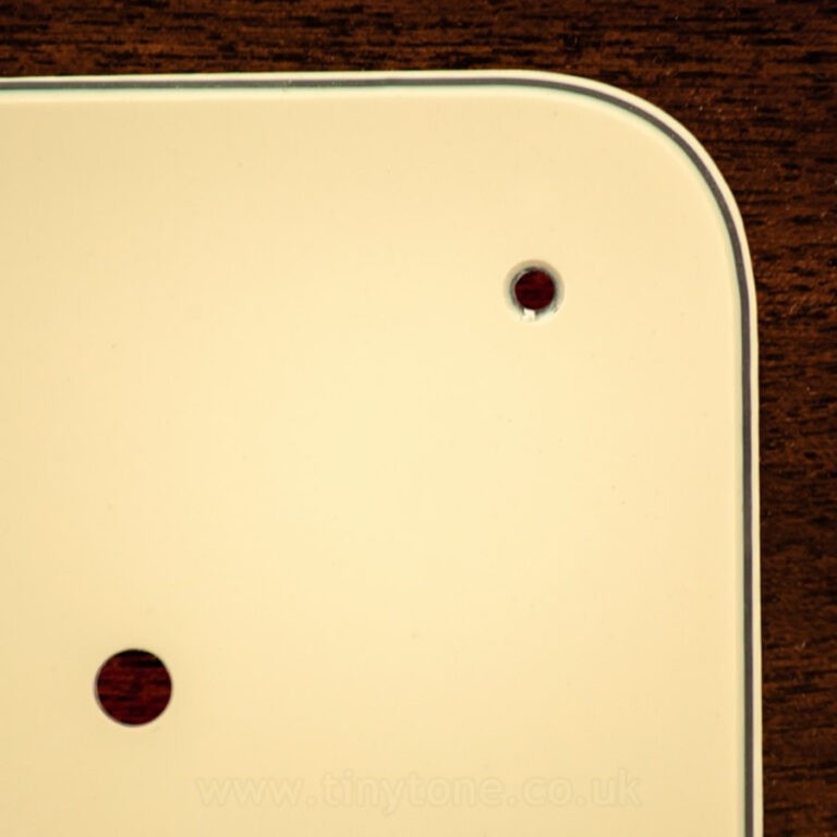 3 Ply Vintage Cream Pickguard Blank Sheet TinyTone