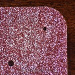 Salmon Pink Glitter Scratchplate Material
