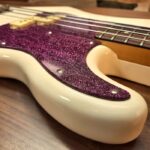 Precision Bass Magenta Glitter Custom Pickguard