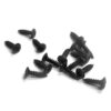 Pickguard Screws Import Black Philips 3x13mm